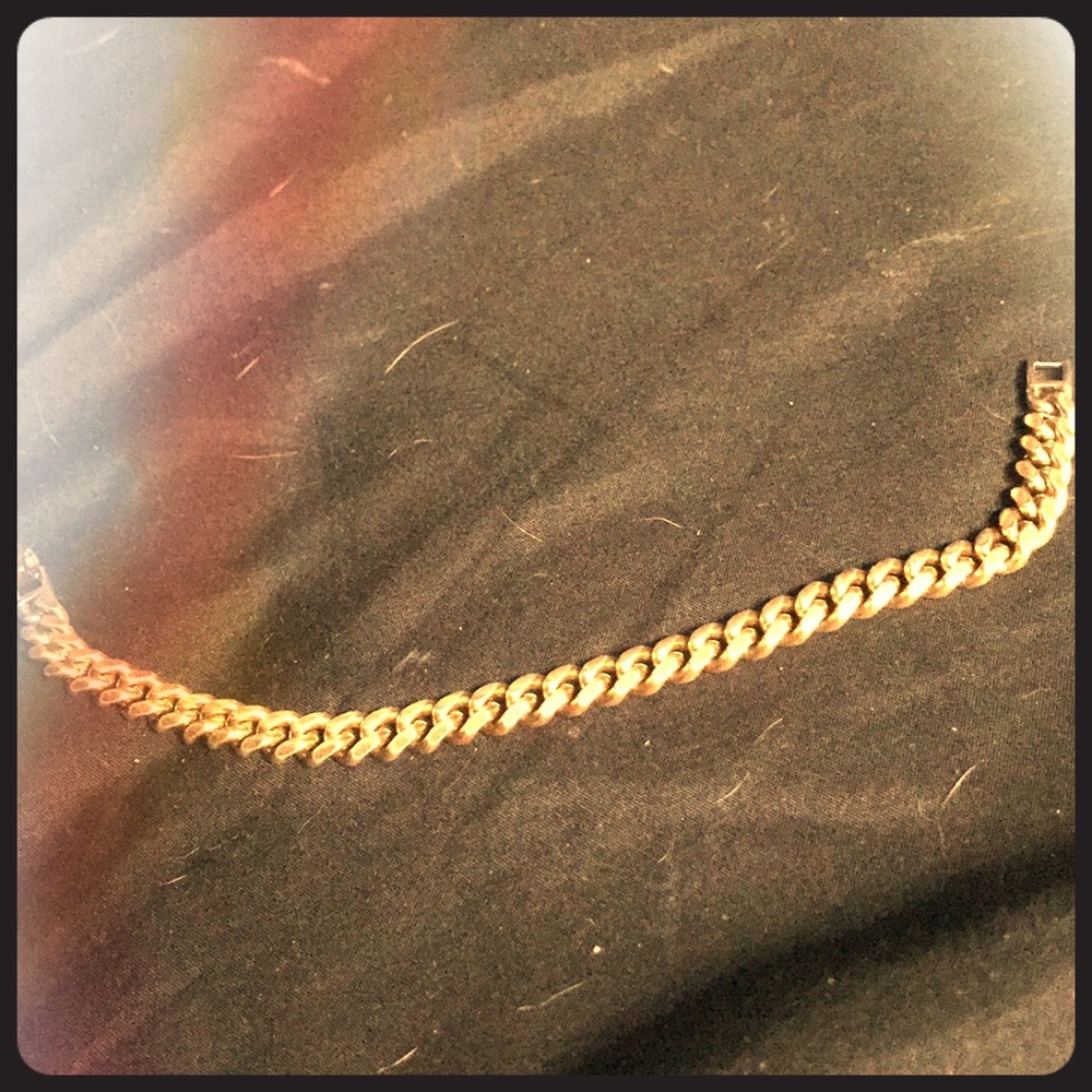 24k gold Cuban bracelet